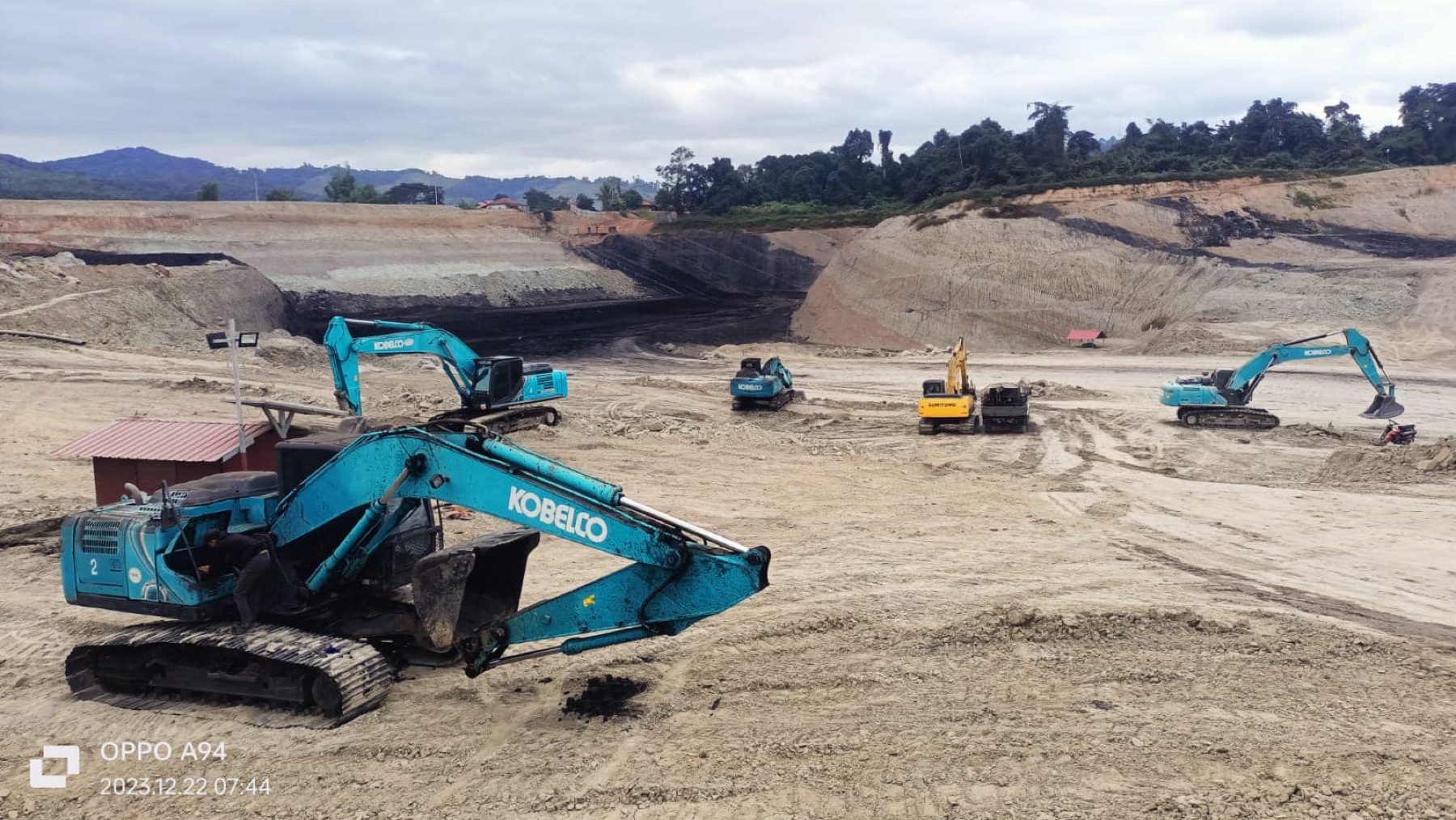 Kobelco excavator fleet